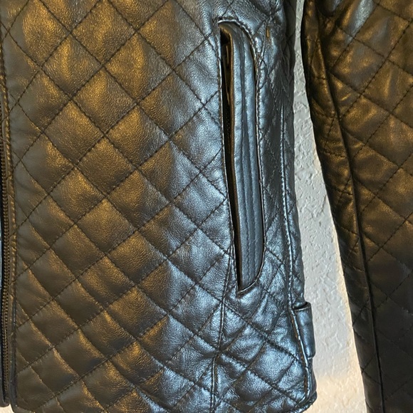 Quilted Leather Jacket exemplar size XS - Picture 12 of 13